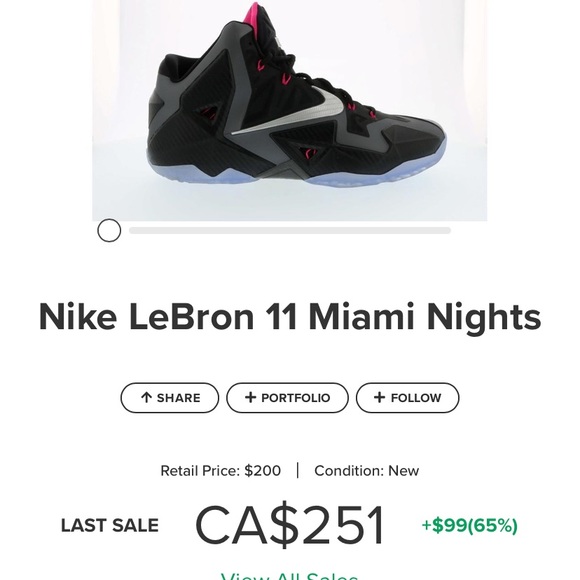 LEBRON 11 MIAMI NIGHTS - SZ 12 - Picture 8 of 8